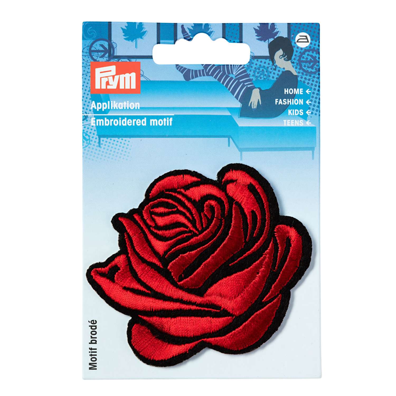 Термоаппликация Prym нашивка Роза 7х6.5 см для ремонта и украшения одежды 926652 - фото 9