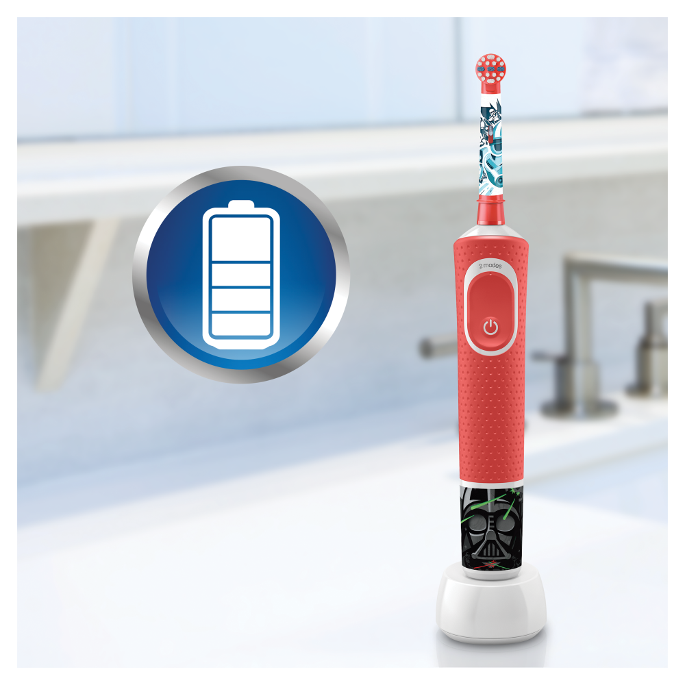 Электрическая зубная щетка ORAL-B Vitality Kids StarWars D100.433.2K - фото 4