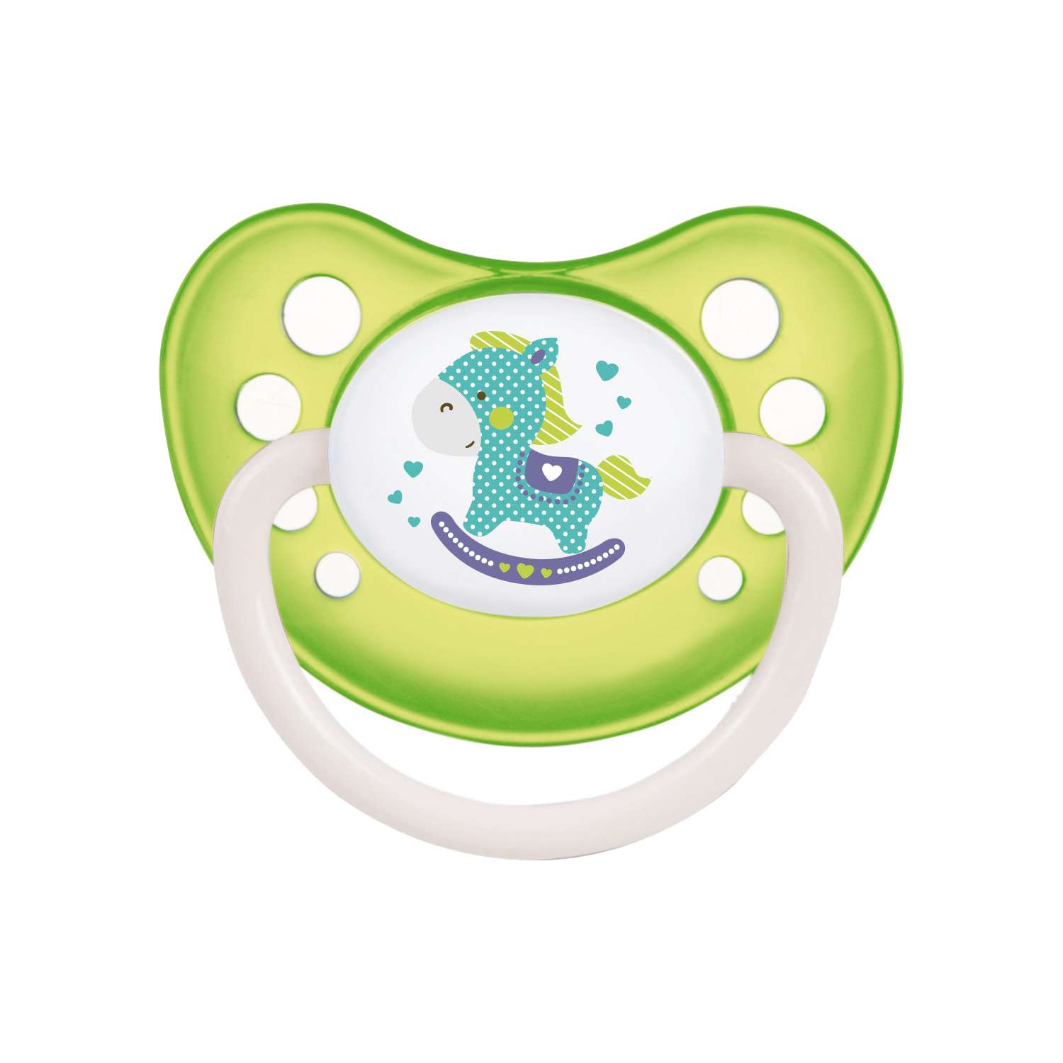 Пустышка Canpol Babies Toys анатомическая 0-6 месяцев Зеленая - фото 1