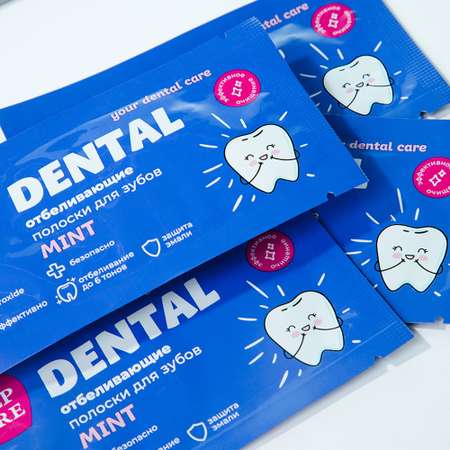 Полоски LP CARE для зубов отбеливающие dental mint 1 пара