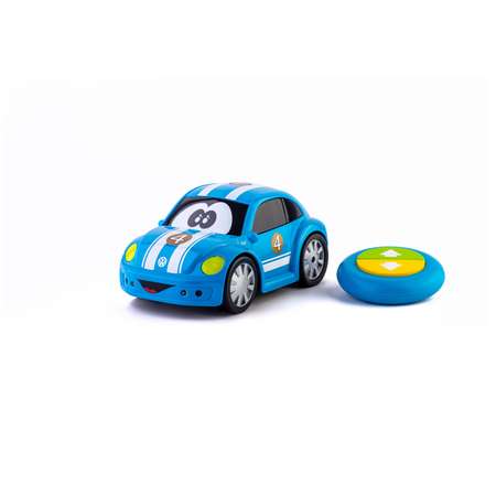 Игрушка на пульте управлении Bburago Junior New Beetle Blue Racing Deco