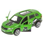 Автомобиль Технопарк Skoda спорт зеленый