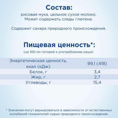 Каша молочная Nutrilon рисовая 200г с 6месяцев