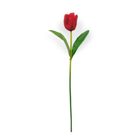 Цветок искусственный Astra Craft Тюльпан 46 см цвет бордо