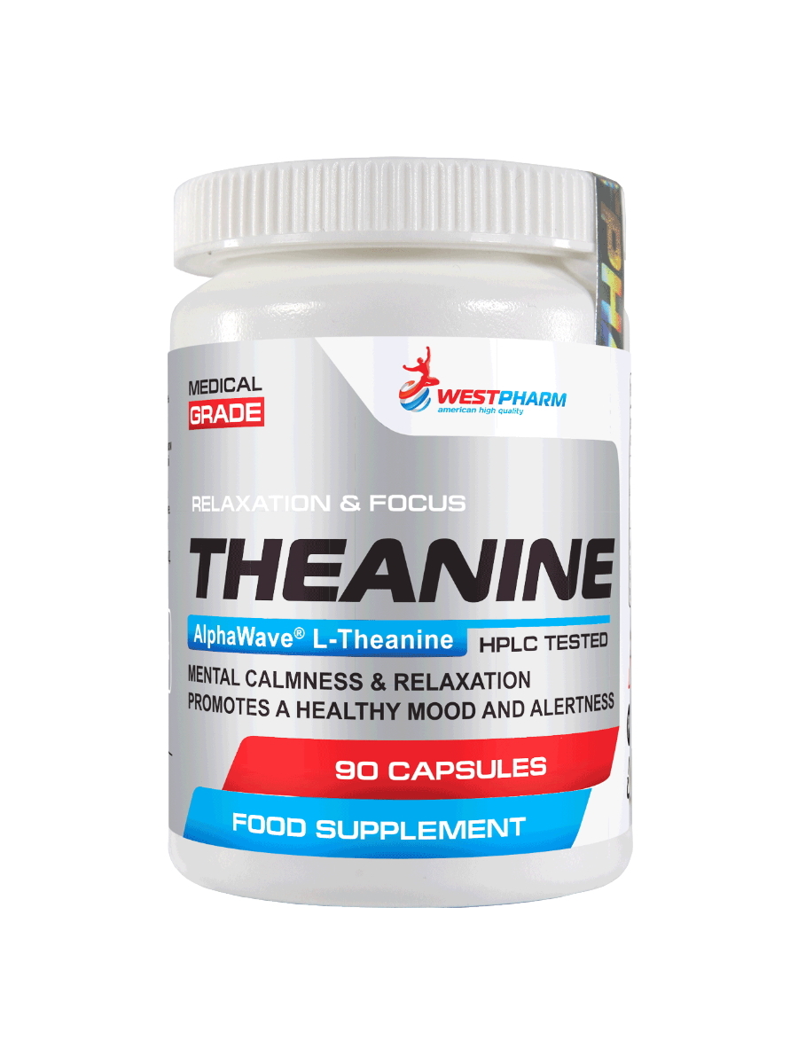 Аминокислоты WESTPHARM Theanine 90 капсул - фото 1