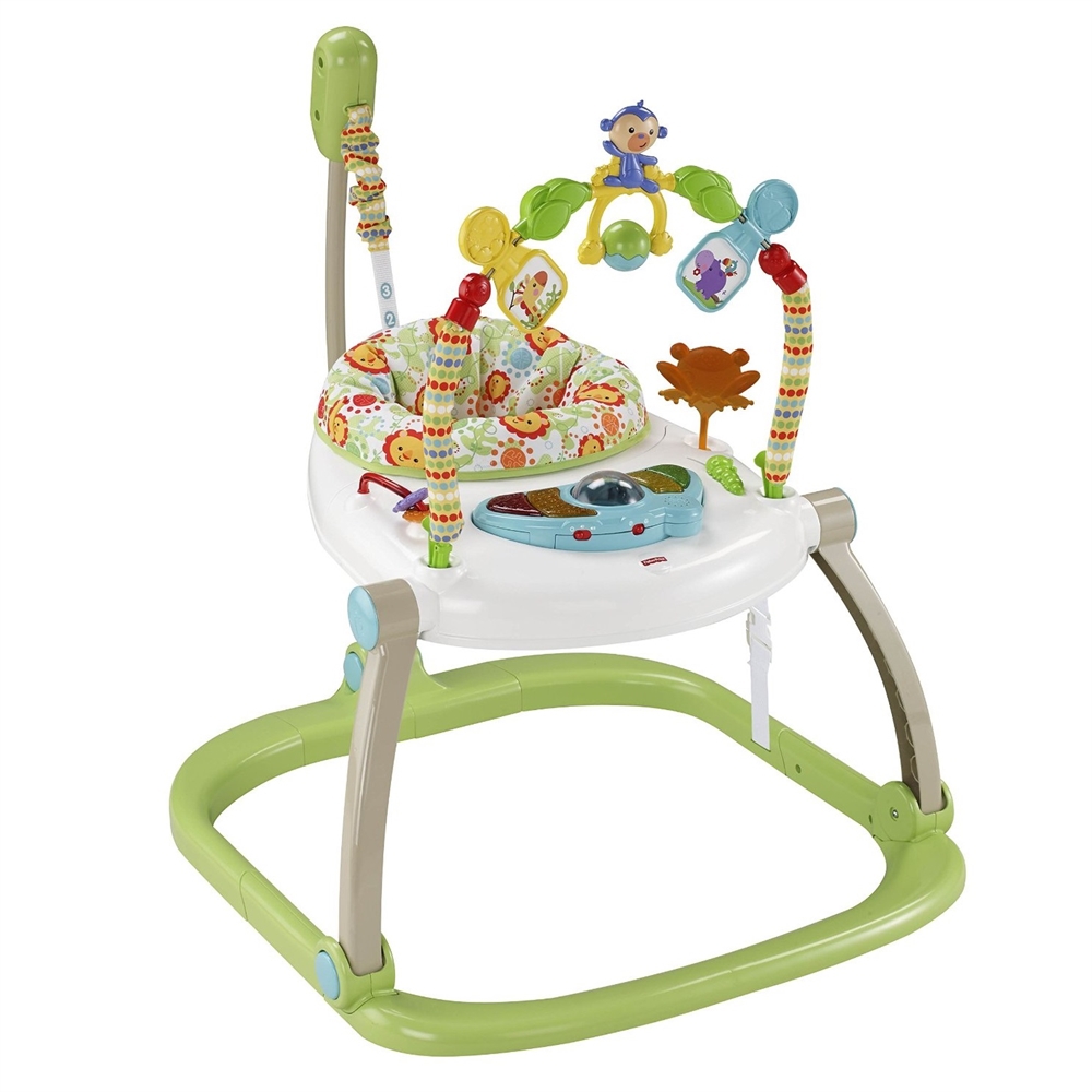 Прыгунки Fisher Price Тропический лес компактные CHN38 - фото 1