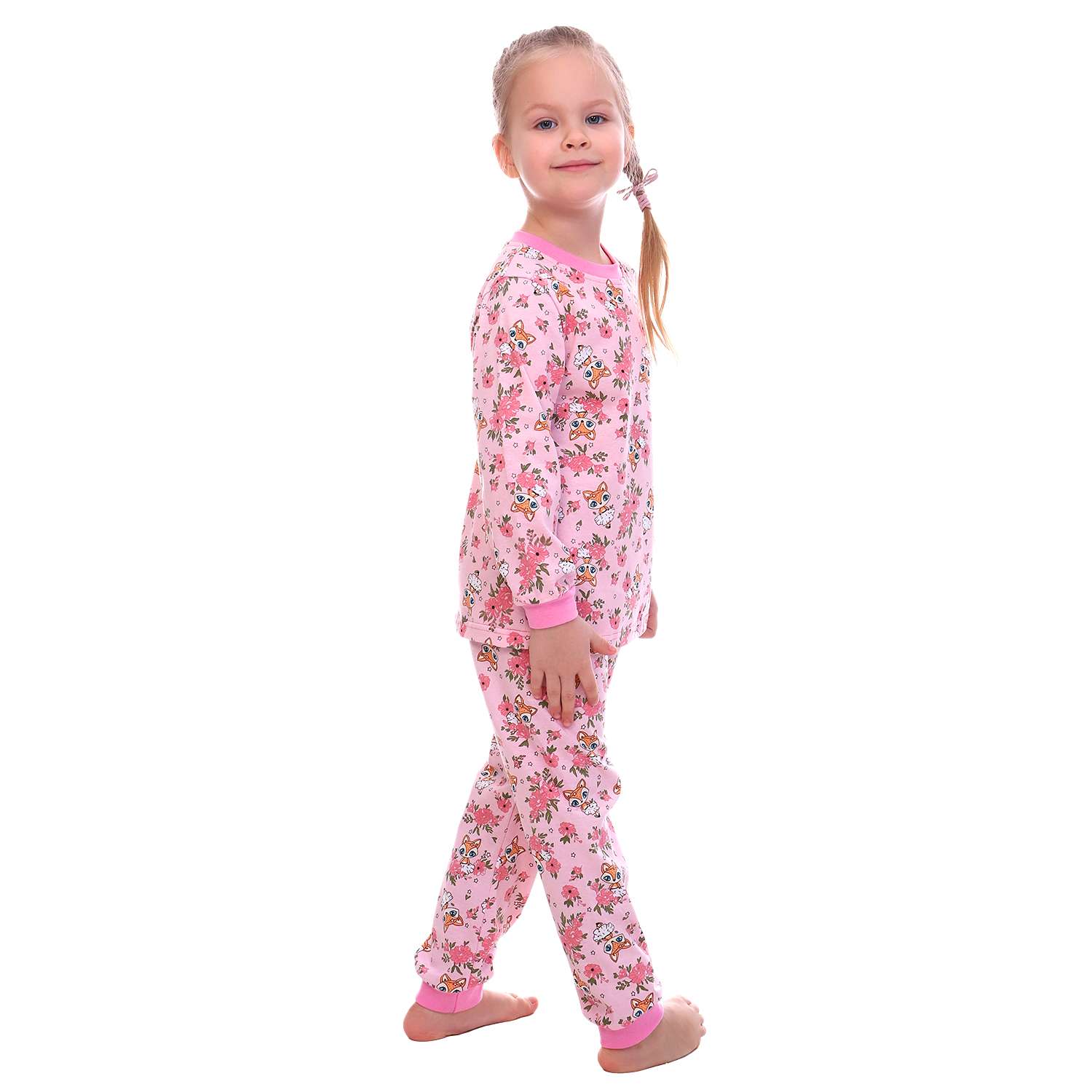 Пижама Детская Одежда 0411КД1/розовый3 - фото 2