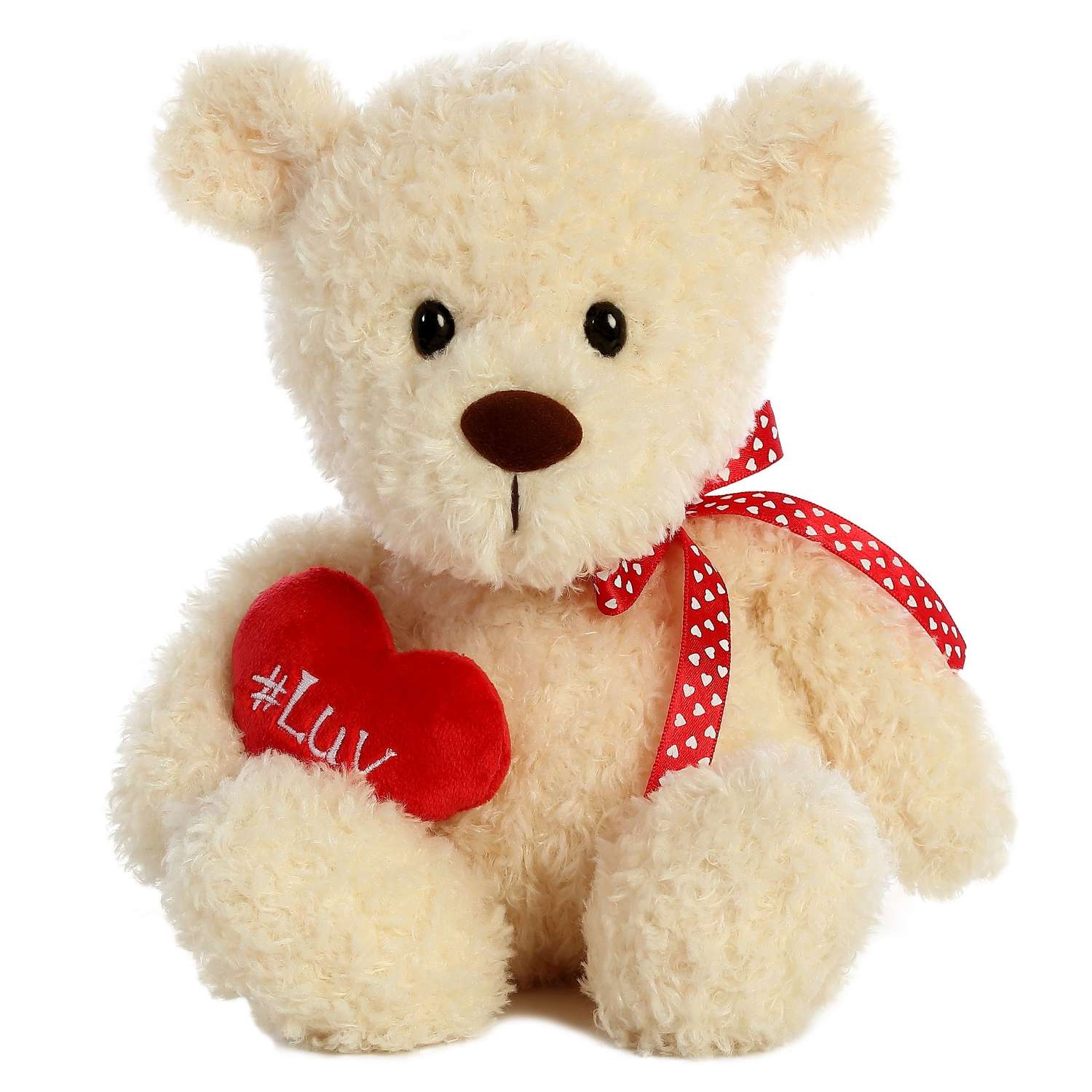 Мягкая игрушка Aurora Медведь с сердечком - фото 1