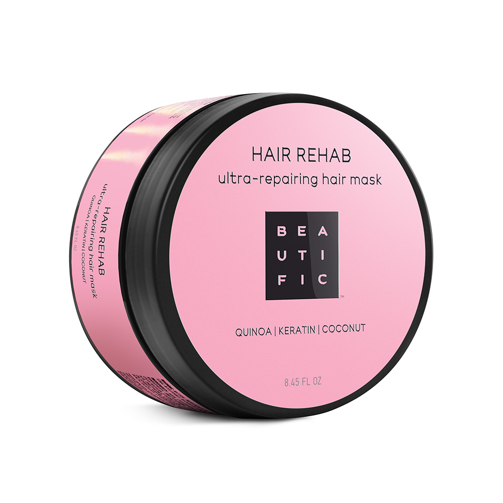 Маска для волос BEAUTIFIC Hair Rehab для поврежденных и окрашенных волос с маслом кокоса 250мл - фото 8