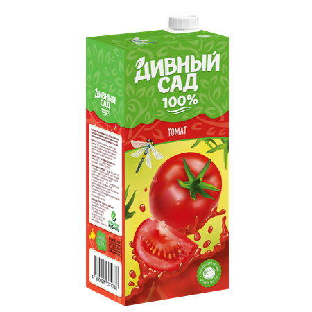 Сок Дивный сад томатный с мякотью с солью 0.95л