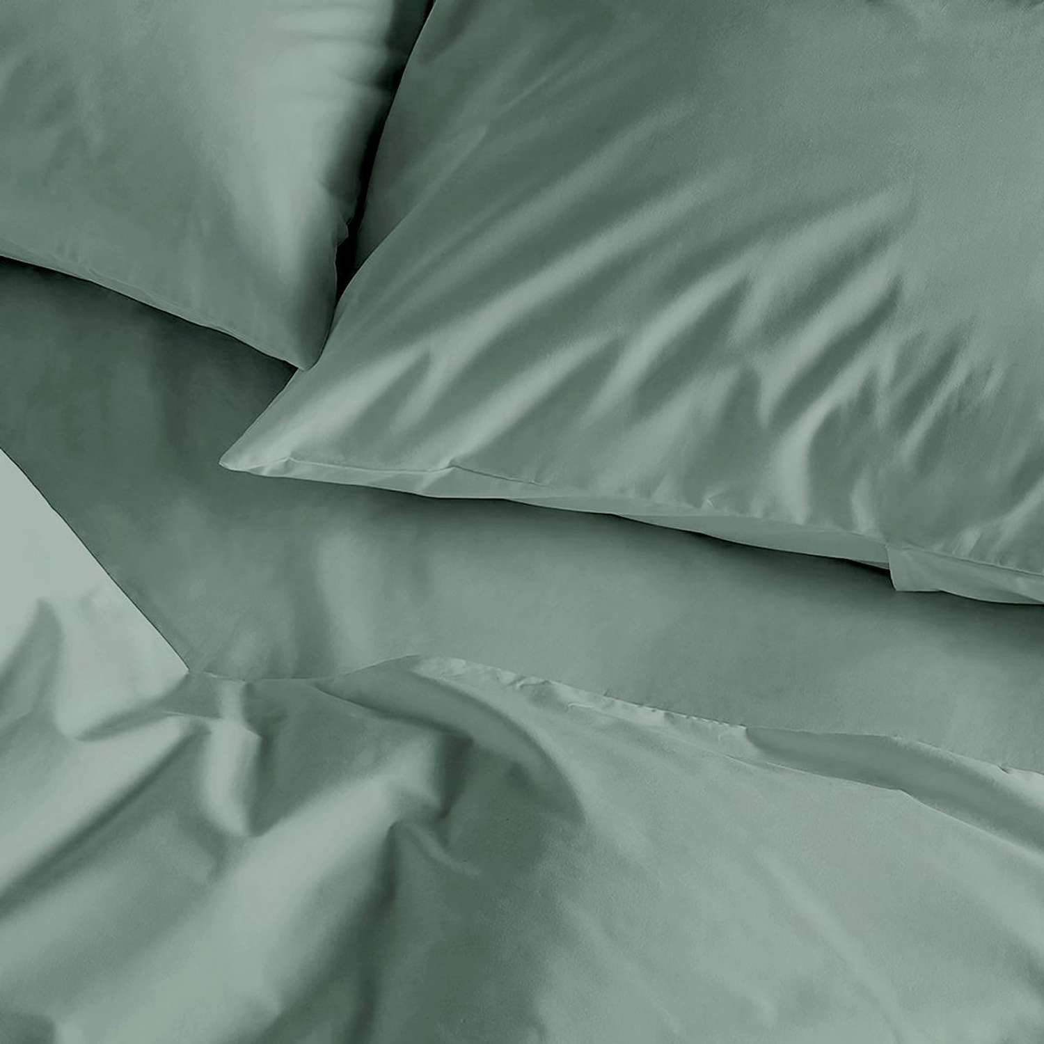 Комплект постельного белья BRAVO 1.5-спальный наволочки 70х70 рис.4549-1 зеленый - фото 2
