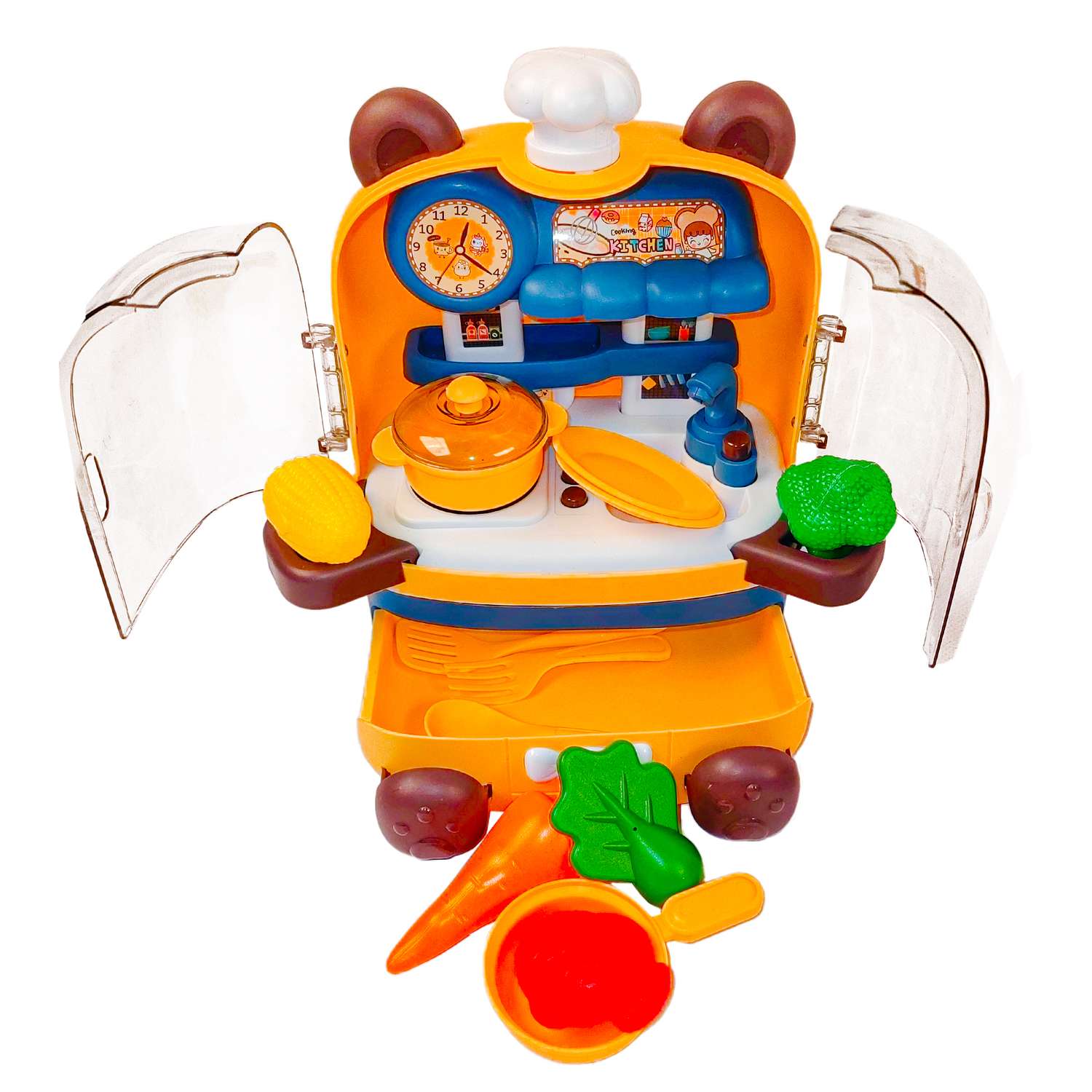 Игровой набор развивающий SHARKTOYS детская кухня с аксессуарами - фото 5