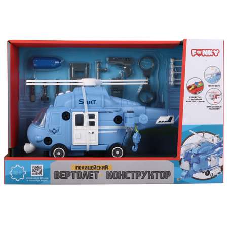 Конструктор Funky Toys Полицейский вертолет FT62101