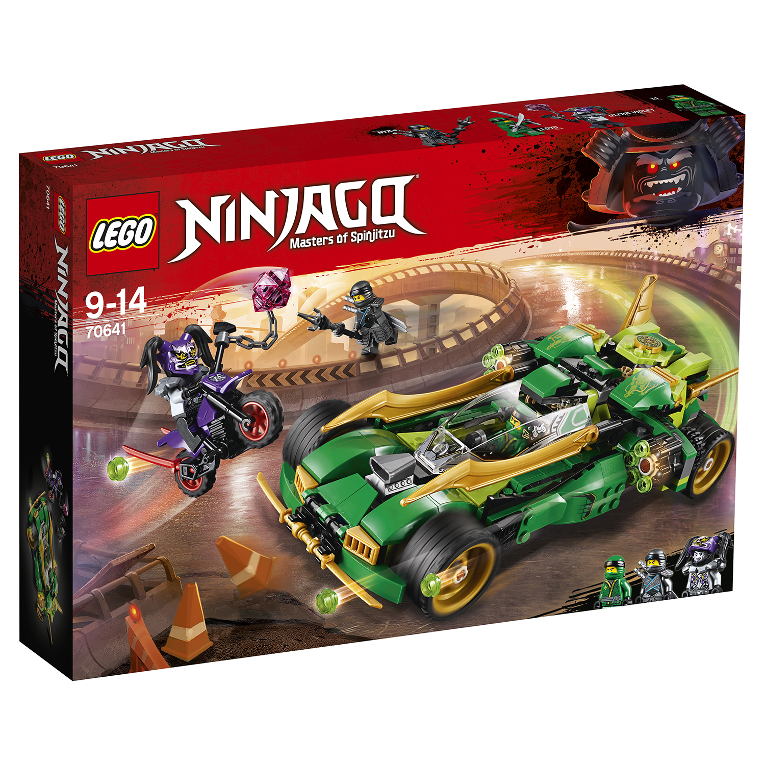 Конструктор LEGO Ночной вездеход ниндзя Ninjago (70641) купить по цене 2999  ₽ в интернет-магазине Детский мир