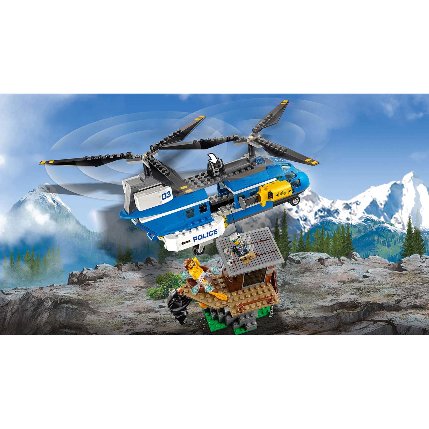 Конструктор LEGO Погоня в горах City Police (60173) - фото 9