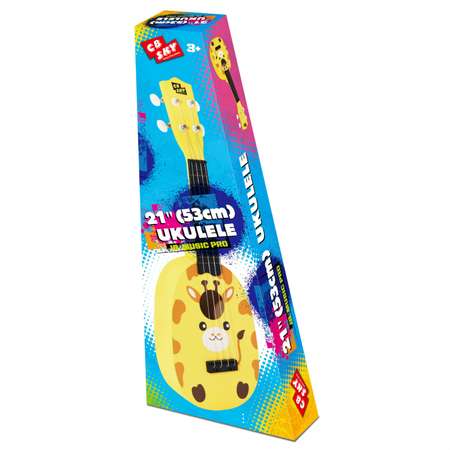 Гитара гавайская Ocie укулеле 54 см 4 струны Желтая