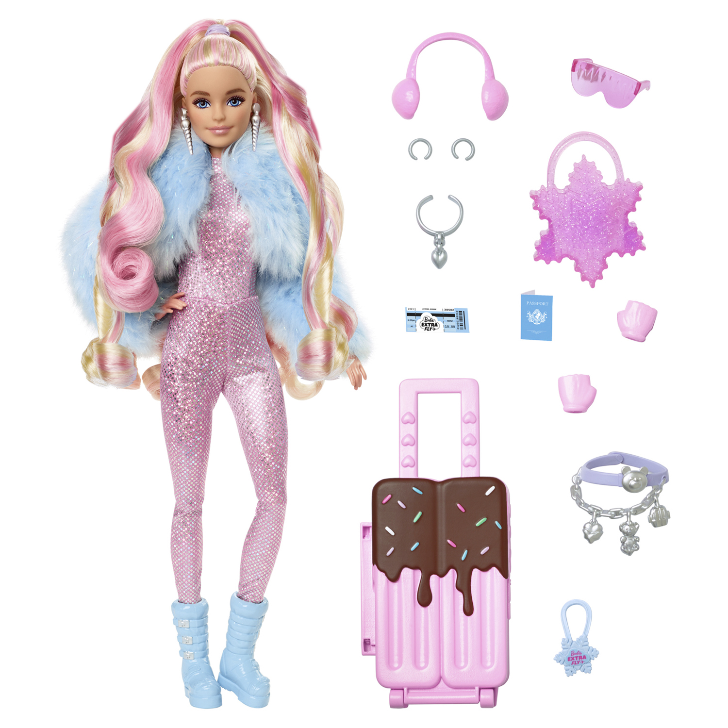 Кукла Barbie Extra Fly в зимней одежде HPB16 HPB16 - фото 2