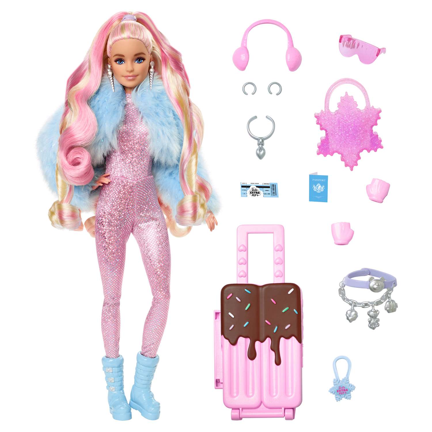 Кукла Barbie Extra Fly в зимней одежде HPB16 HPB16 - фото 2