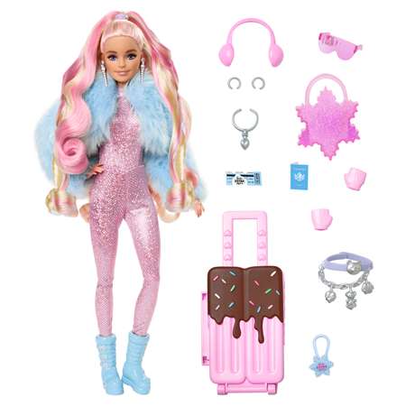 Кукла Barbie Extra Fly в зимней одежде HPB16