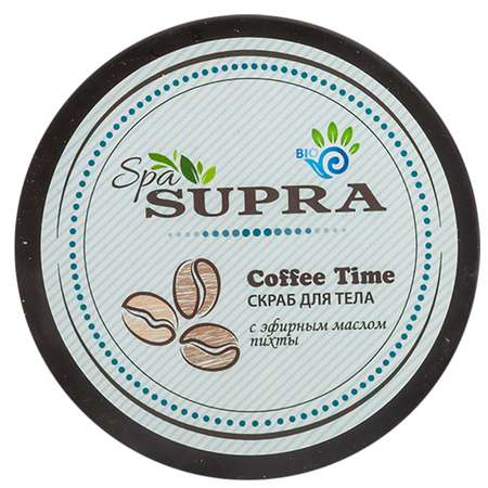 Скраб для тела SUPRA SPA пастообразный Кофейная крошка Пихта