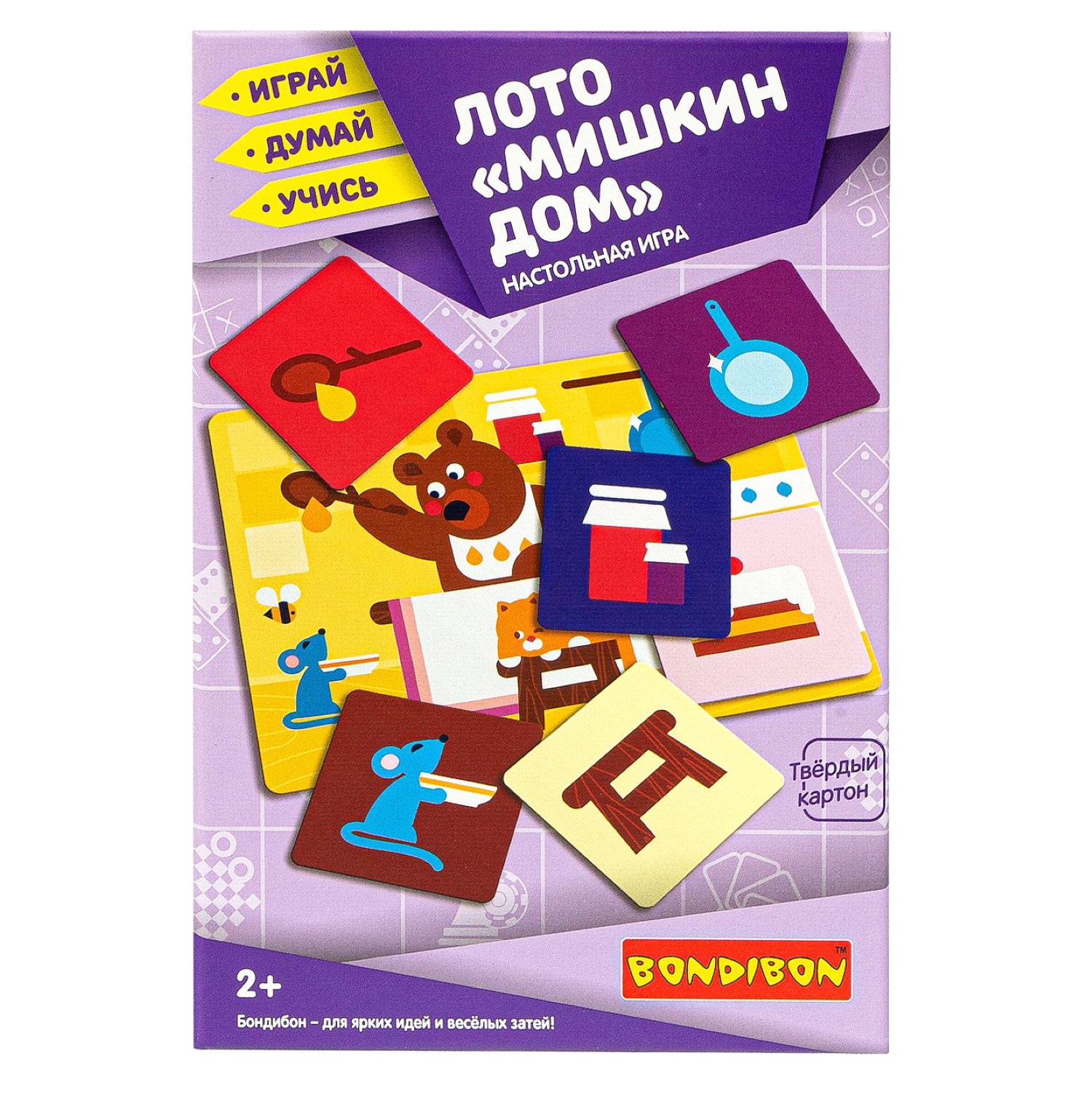 Bondibon Настольная игра Лото Мишкин Дом