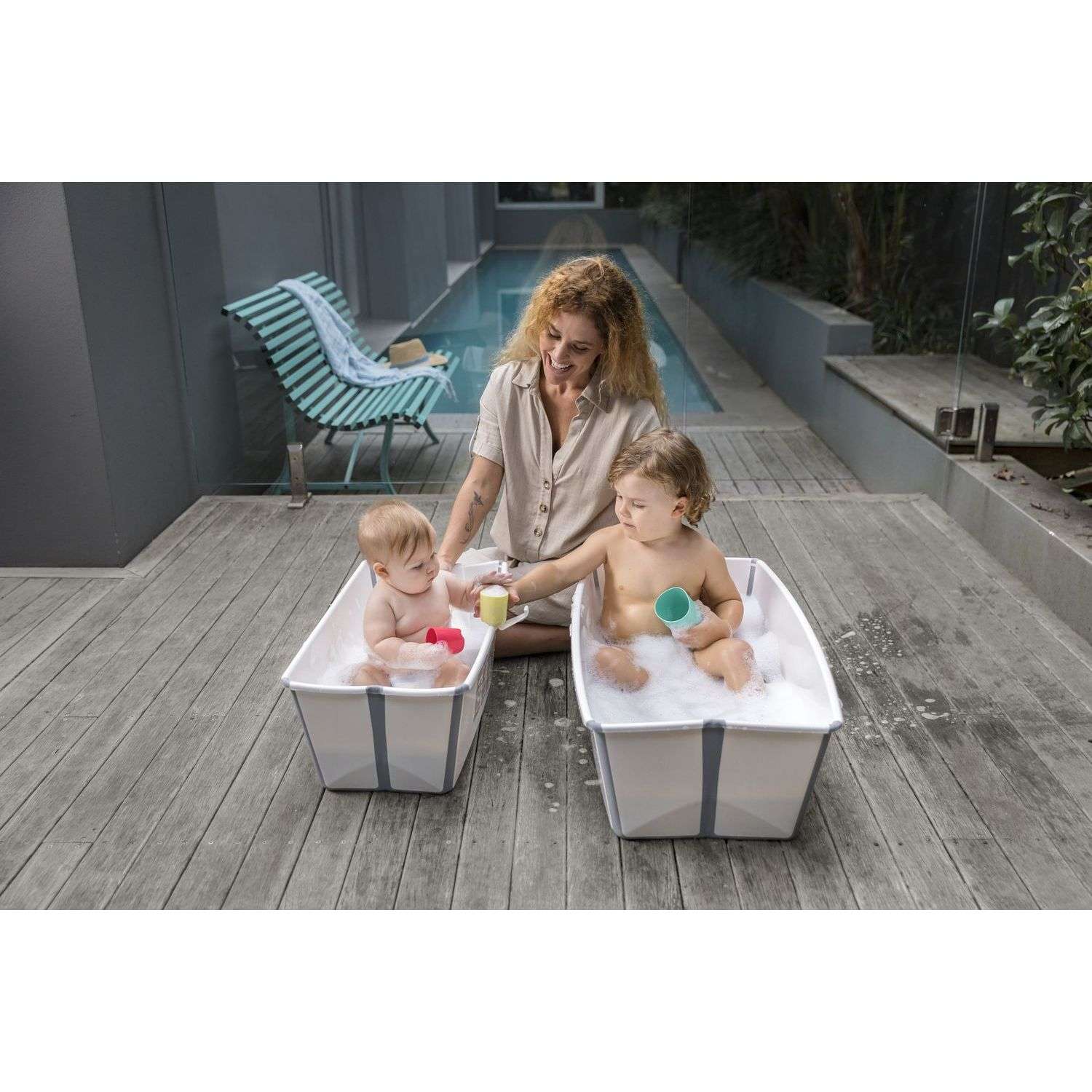 Ванночка Stokke Flexi Bath складная Белый - фото 10