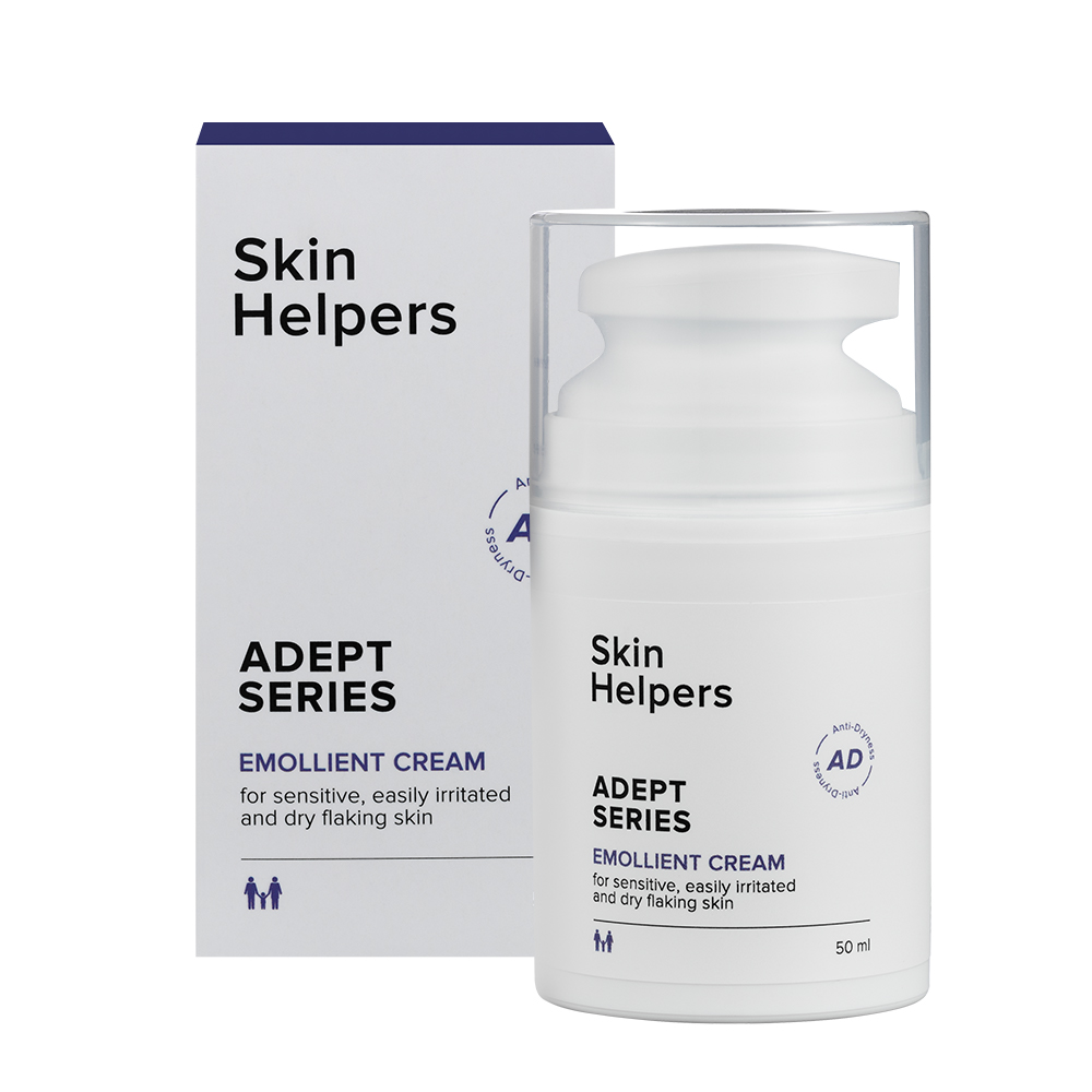 Крем-эмолент Skin Helpers Adept для лица и тела чувствительной проблемной сухой коже при атопическом дерматите 50 мл - фото 1