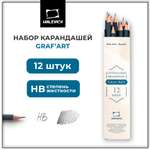 Набор простых карандашей Малевичъ HB 12 штук