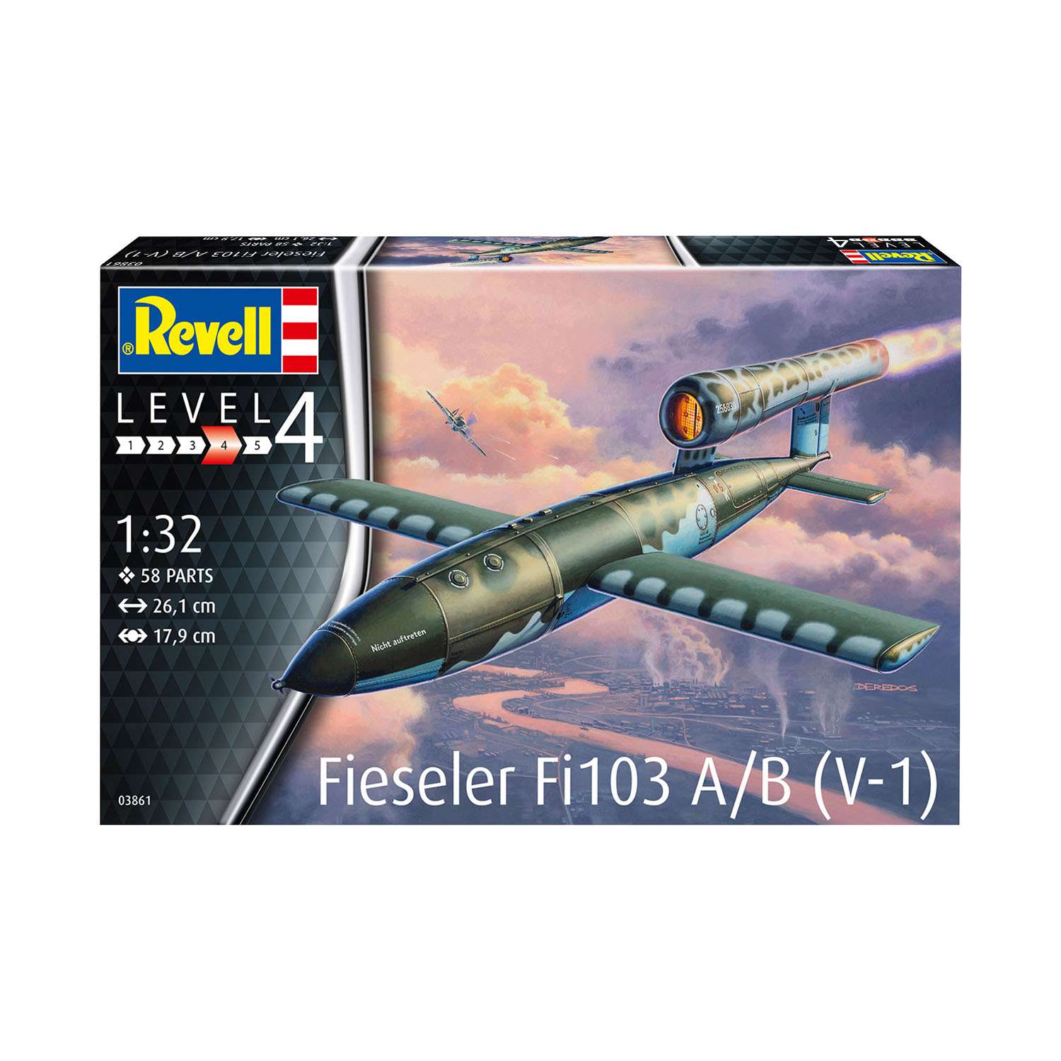Модель для сборки Revell Крылатая ракета Fieseler Fi103 V-1 03861 - фото 1