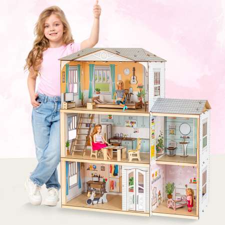 Кукольный дом с мебелью M-WOOD Венеция