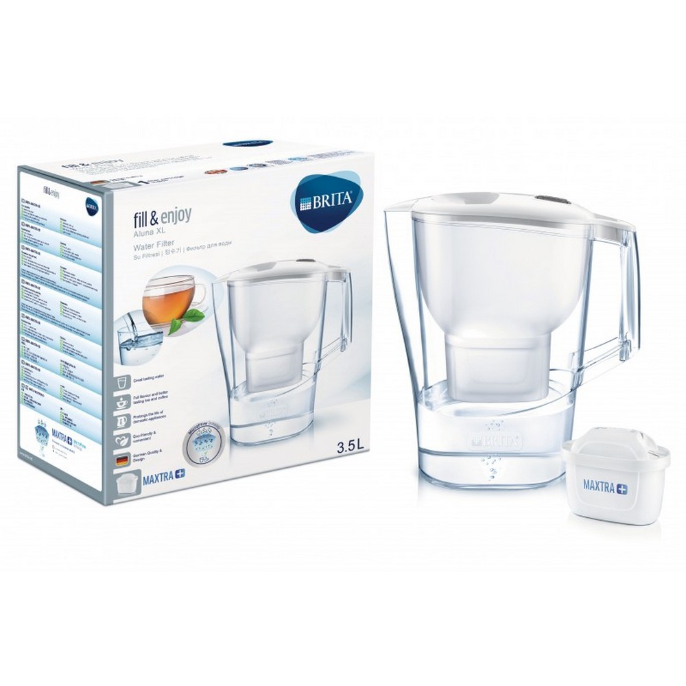 Фильтр-кувшин BRITA Алуна XL МХ+ Cal белая 3.5 л 1026424 - фото 1