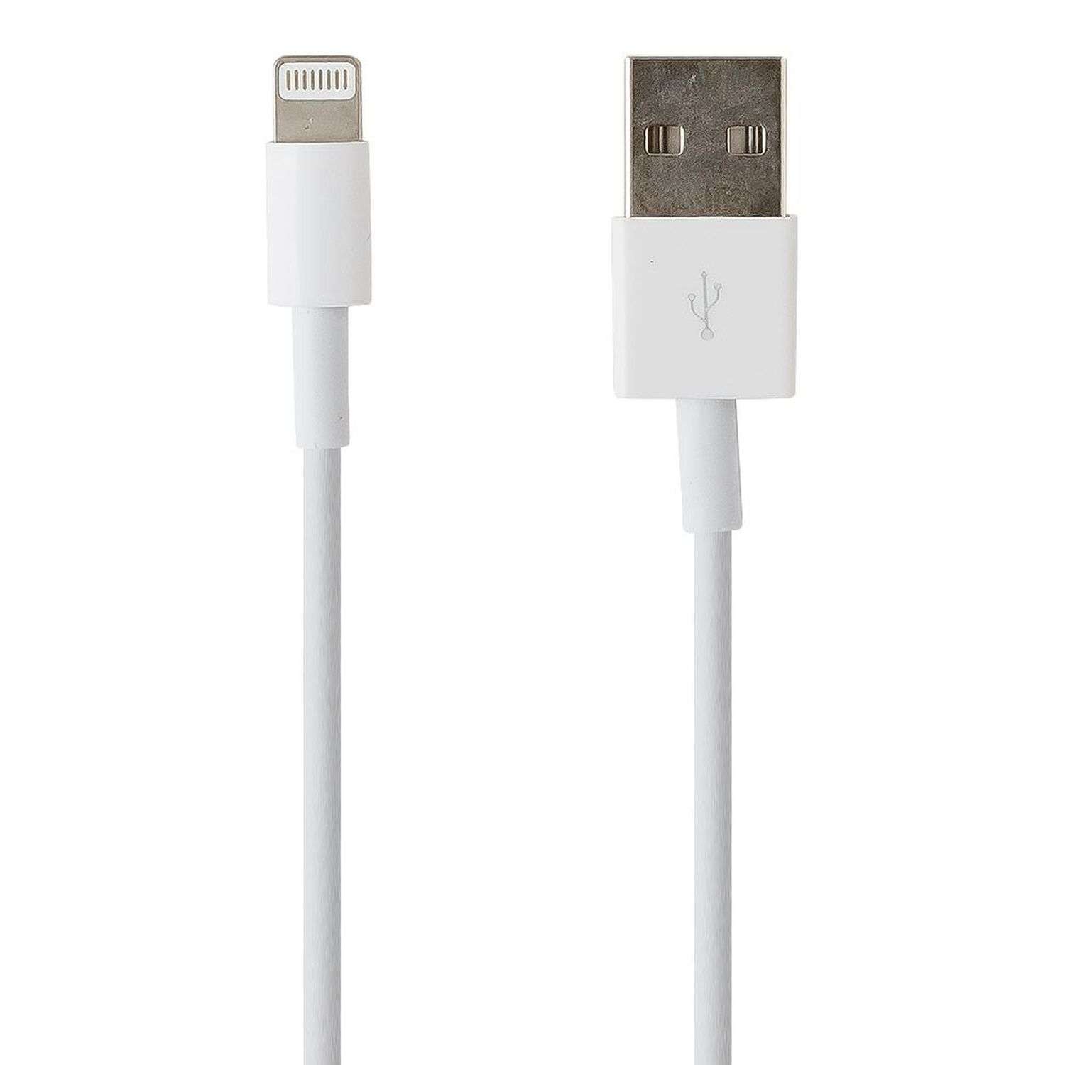 USB кабель Liberty Project Apple Lightning 8-pin Бел - фото 1