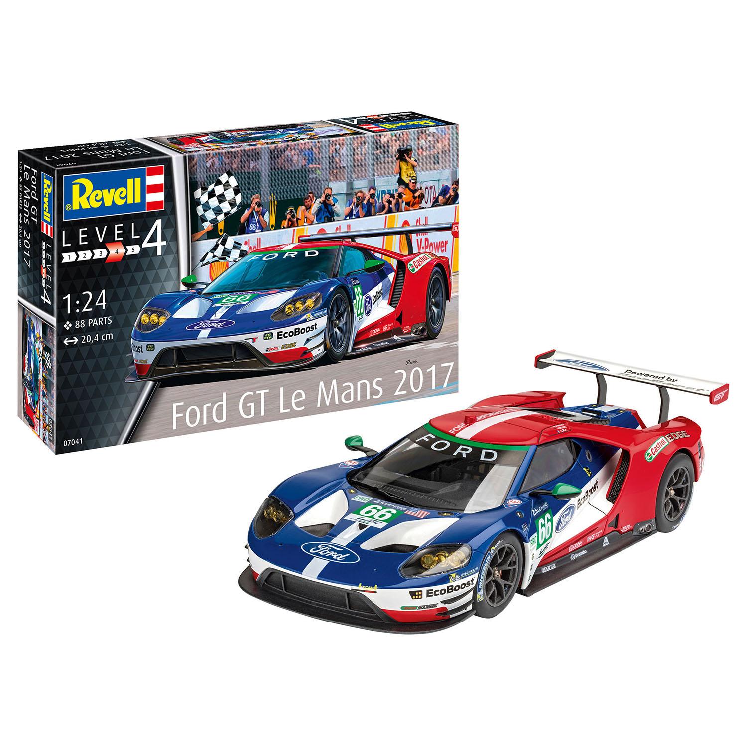 Модель для склейки Revell Автомобиль Ford GT Le Mans 2017 07041 - фото 3