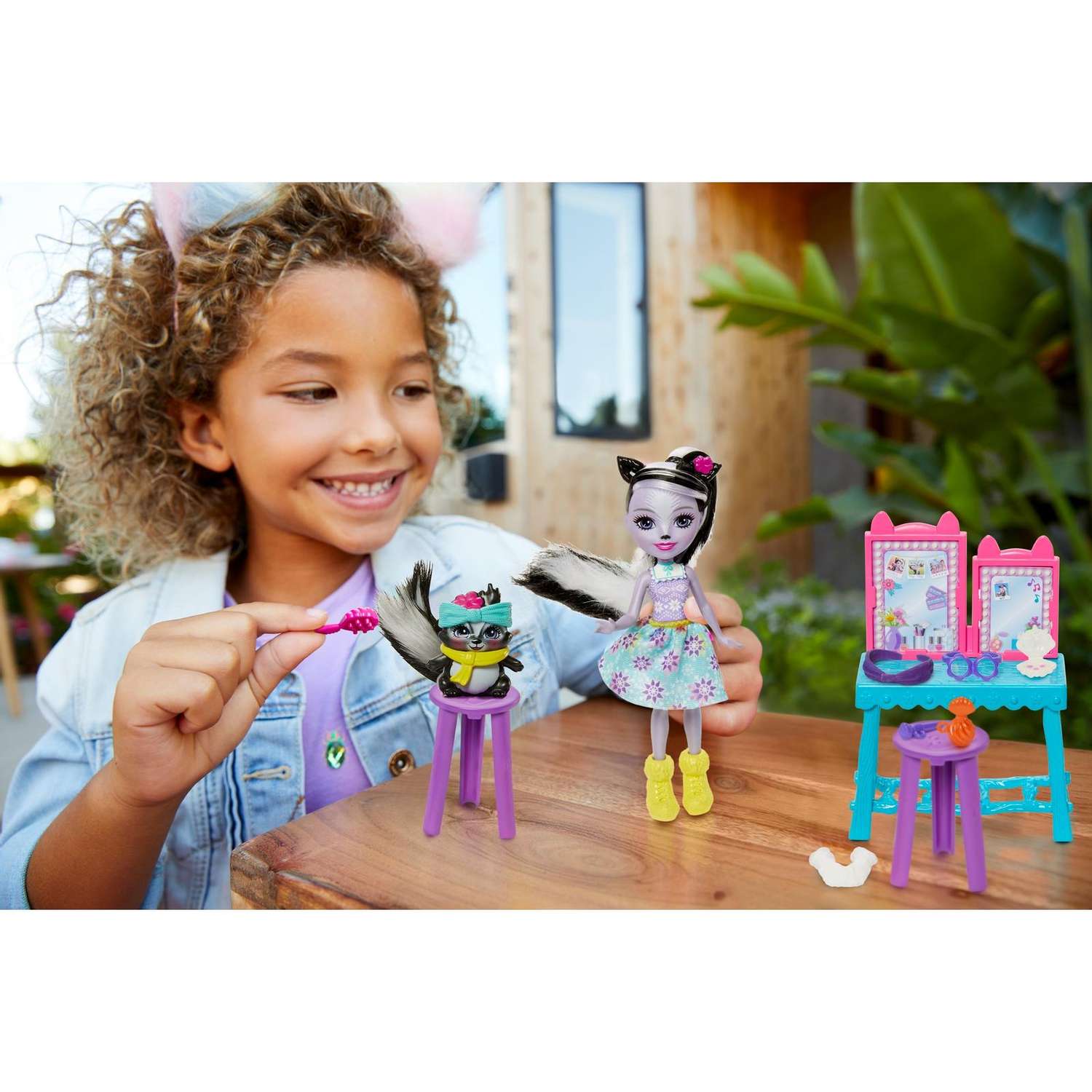 Набор игровой Enchantimals кукла Сэйдж Скунси и Кейпер с аксессуарами GJX34 GJX32 - фото 10