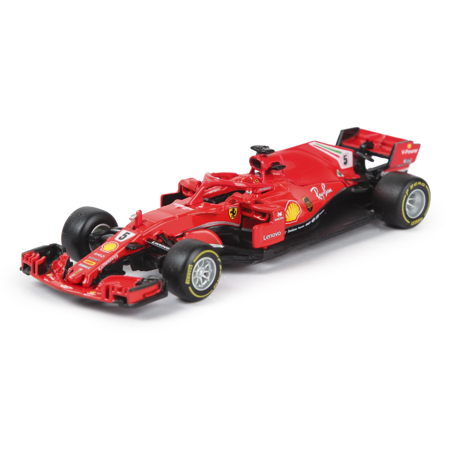 Машина BBurago 1:43 Ferrari Racing SF71-H 18-36820 (36809) 18-36820 (36809) - фото 1