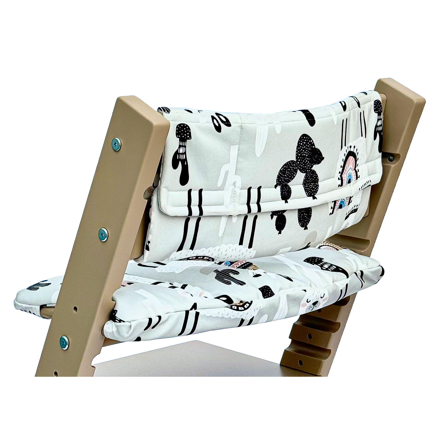 Комплект подушек для стульчика Конёк-Горбунёк Премиум Ламы 4665309871483 - фото 2