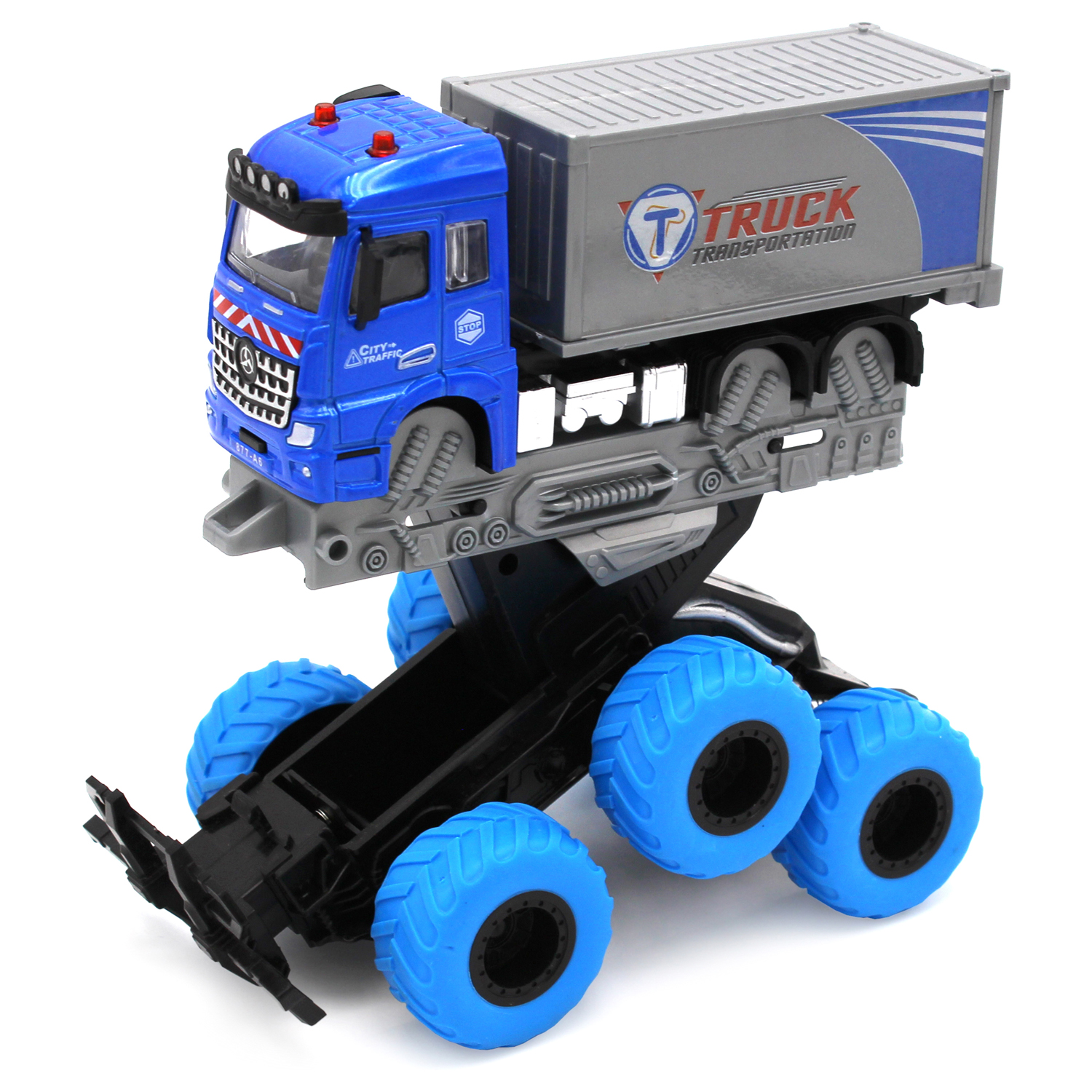 Грузовик Funky Toys 1:43 фрикционный FT61098 - фото 4