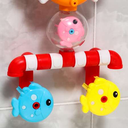 Набор Sima-Land игрушек для игры в ванне «Крабик MAX мельница»