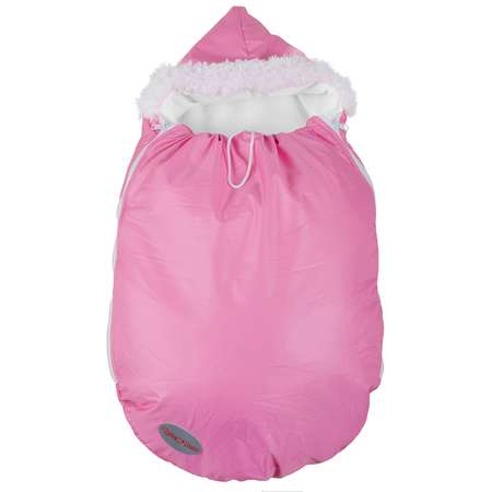 Конверт для новорожденного Чудо-чадо флисовый Зимовенок ярко-розовый