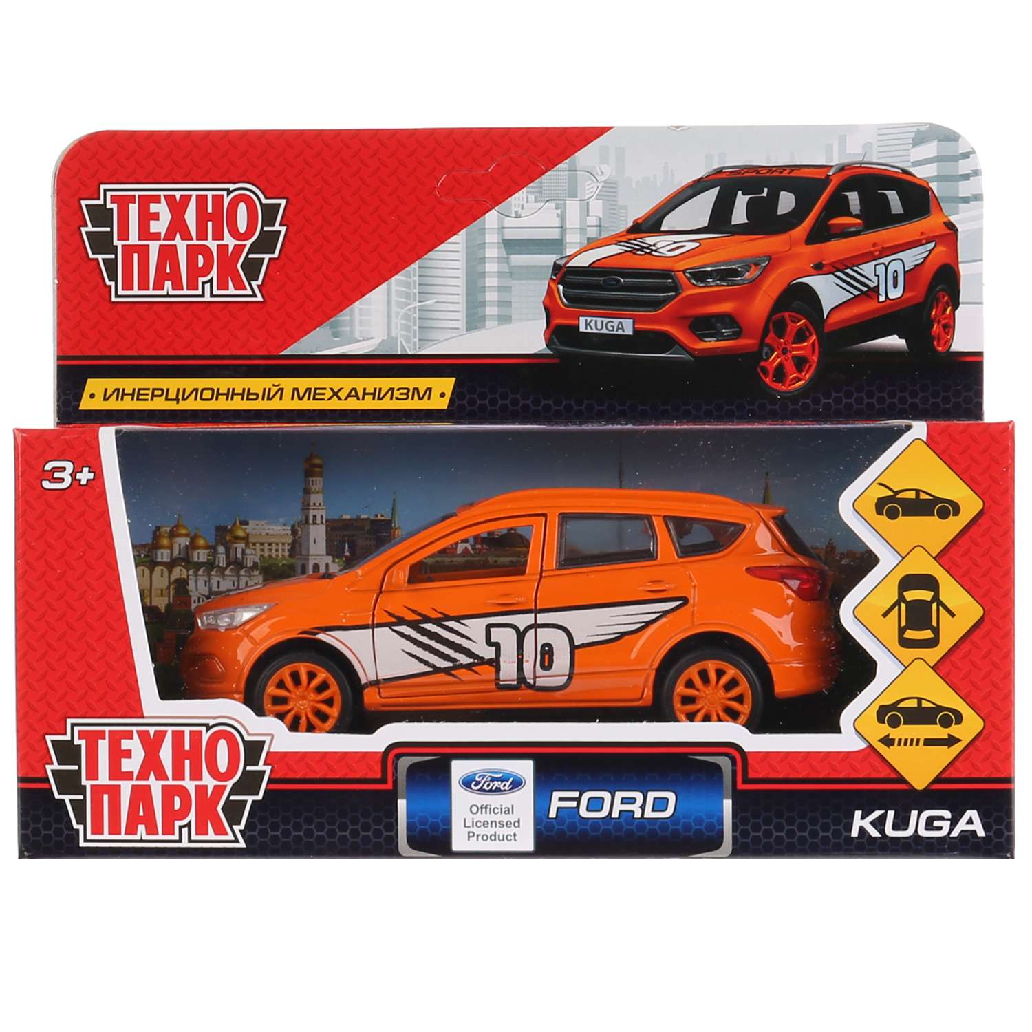 Машина Технопарк Ford Kuga Спорт инерционная 265821 265821 - фото 2