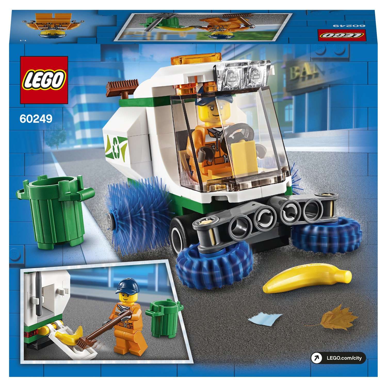 Конструктор LEGO City Great Vehicles Машина для очистки улиц 60249 - фото 3