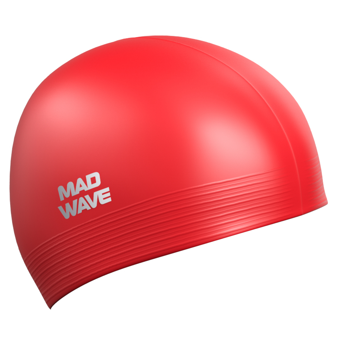 Шапочка для плавания латексная Mad Wave Solid Soft M0565 02 0 05W красная - фото 1