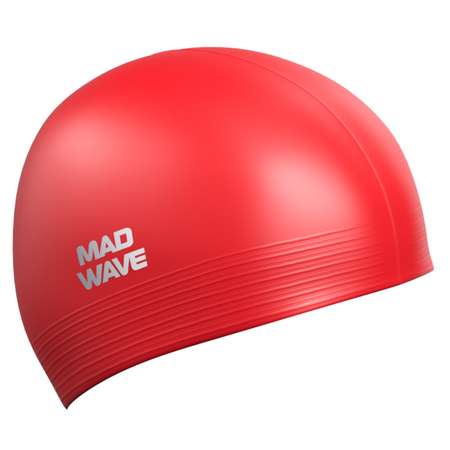 Шапочка для плавания латексная Mad Wave Solid Soft M0565 02 0 05W красная