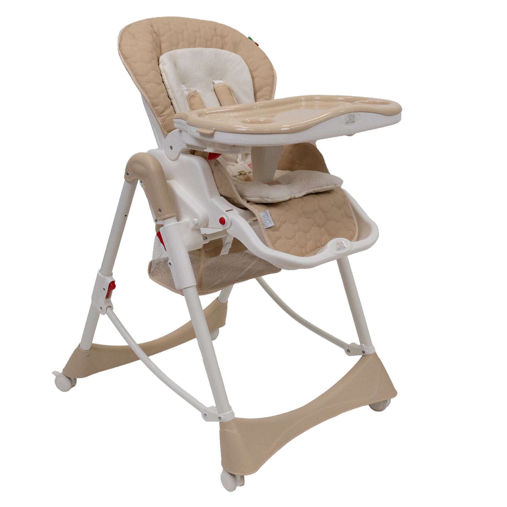 Стульчик для кормления Sweet Baby Royal Classic Light Beige - фото 5