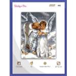 Набор для вышивания крестом Hobby and Pro 682 Два ангела 24х32 см
