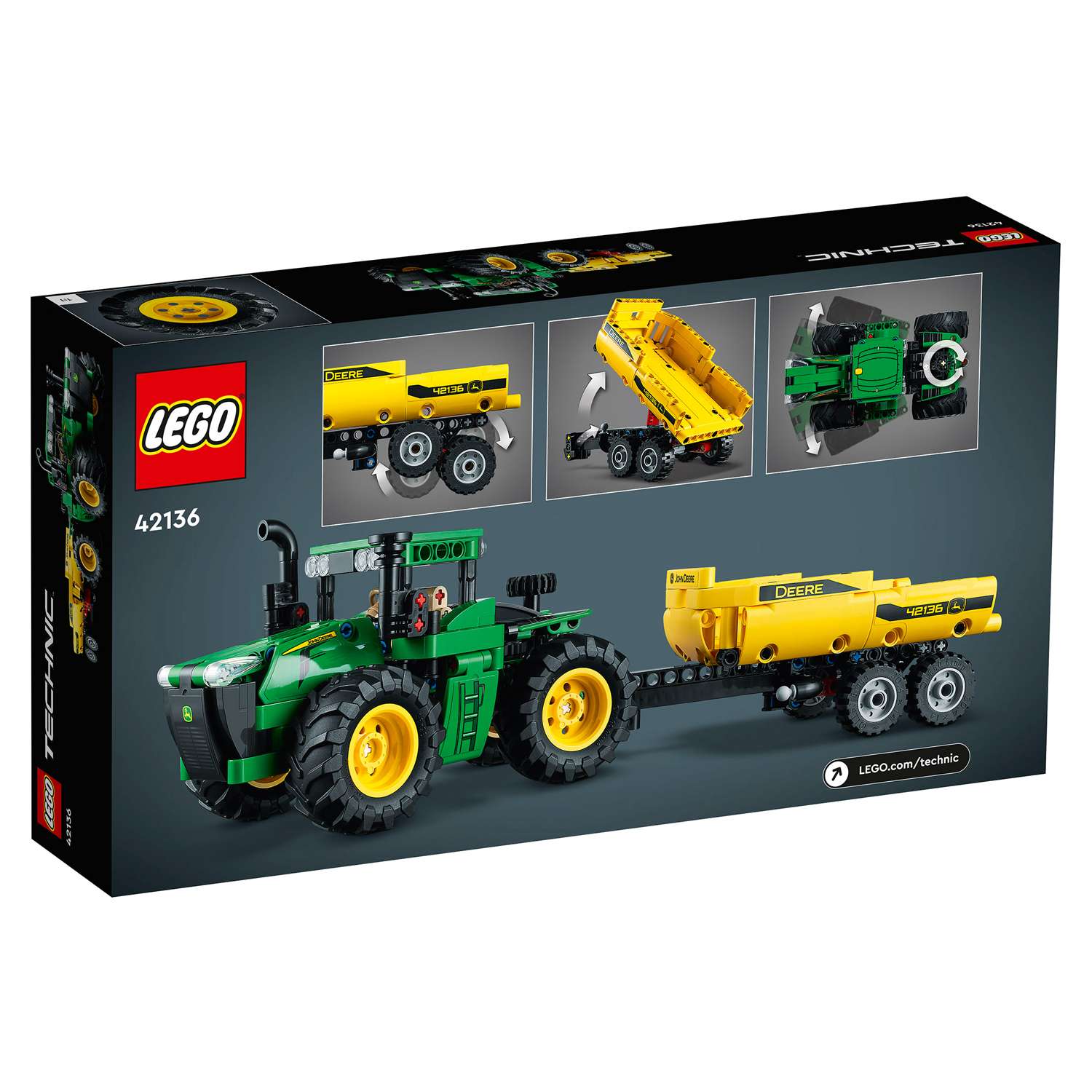 Конструктор LEGO Technic Полноприводный трактор 42136 - фото 6