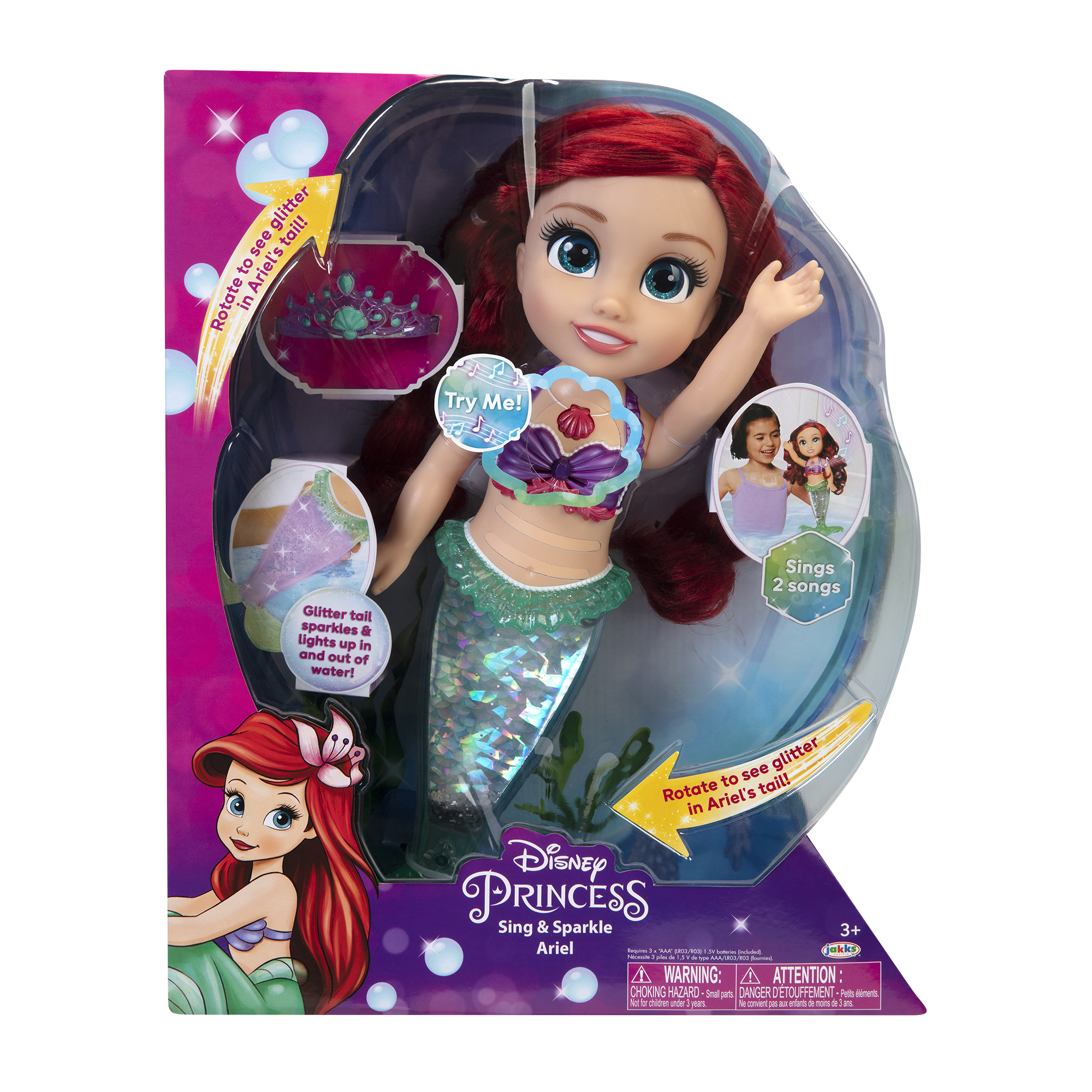 Кукла Disney Princess Jakks Pacific Ариэль музыкальная 212021 212021 - фото 2