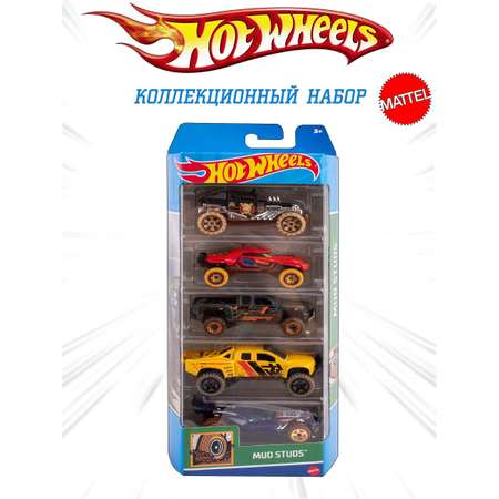 Автомобиль Hot Wheels Mud Studs 5 шт