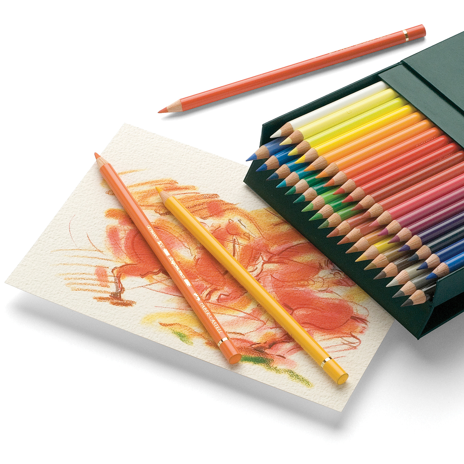 Карандаши цветные Faber Castell художественные Polychromos 36 цветов - фото 2