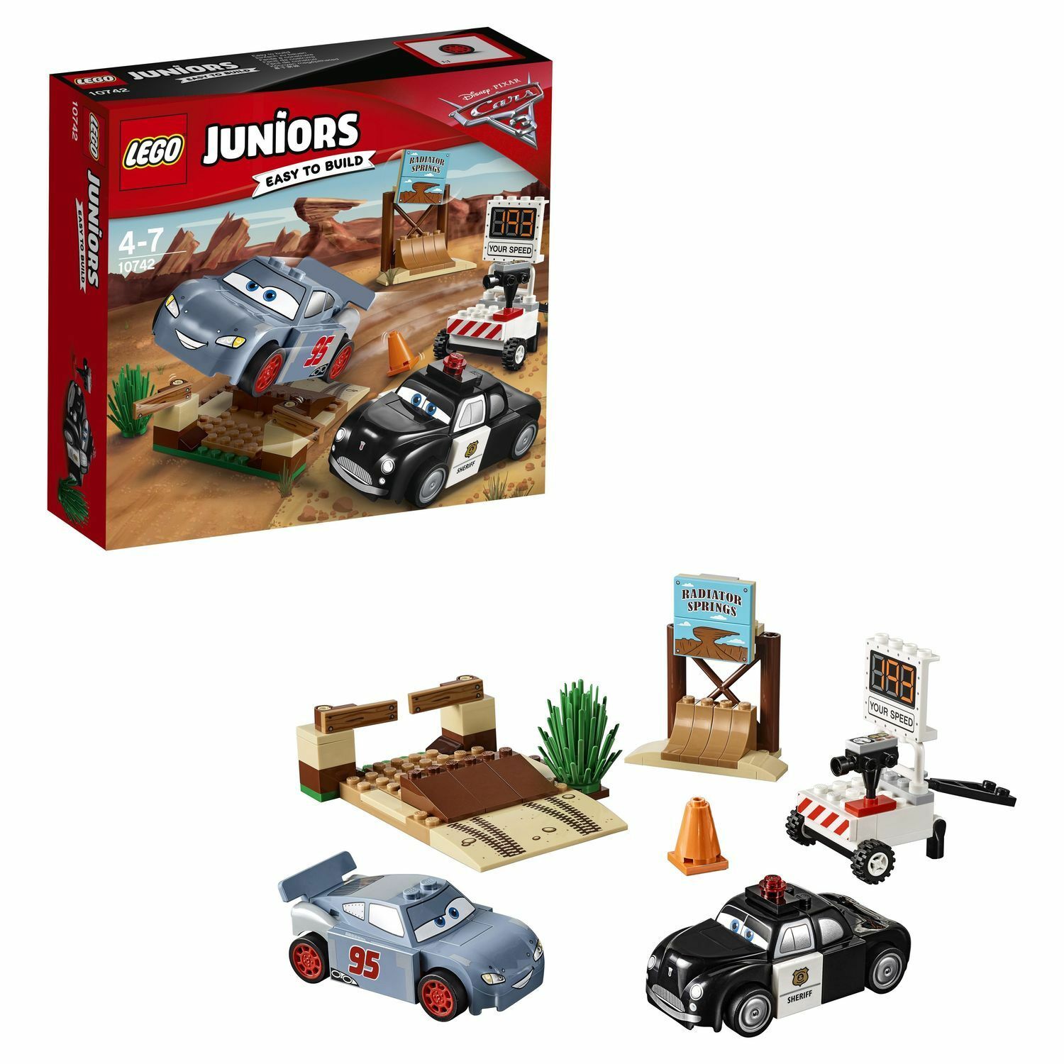 Конструктор LEGO Juniors Тренировочный полигон Вилли Бутта (10742) купить  по цене 1499 ₽ в интернет-магазине Детский мир